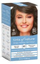 TINTS OF NATURE T6C Dark Ash Blonde plaukų dažai, 130 ml