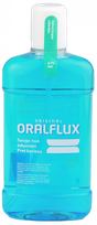 ORALFLUX Original gaivaus mėtų skonio burnos skalavimo skystis, 500 ml