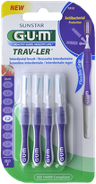 GUM Trav-Ler 1,2 mm  tarpdančių šepetėlis, 6 vnt.