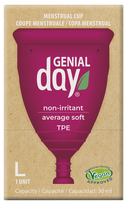 GENIAL DAY Tpe L menstruacinė taurelė, 1 vnt.