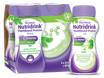 NUTRICIA Nutridrink PlantBased (žirnių ir pipirmėtės sk) 200 ml, 4 vnt.