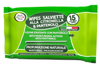 BRAND ITALIA Citronella & Panthenol  drėgnos servetėlės, 15 vnt.