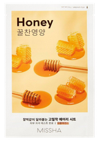 MISSHA Airy Fit Mask Honey, su medumi  veido kaukė, 19 g