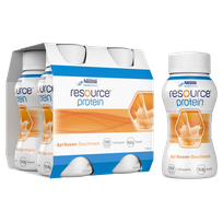 NESTLE  Resource Protein abrikosų skonio gėrimas, 4 vnt.