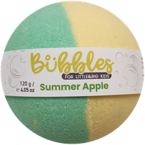 BUBBLES SUMMER APPLE vonios bomba, 120 g
