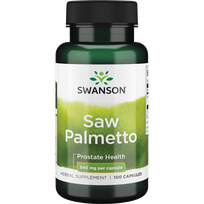 SWANSON Saw Palmetto 540 Mg, prostatos funkcijai palaikyti,  kapsulės, 100 vnt.