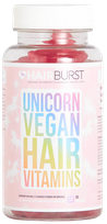 HAIRBURST Unicorn Vegan Hair Vitamins pastilės, 60 vnt.