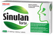 SINULAN Forte tabletės, 15 vnt.