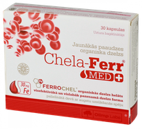 OLIMP LABS Chela-Ferr Med+ kapsulės, 30 vnt.