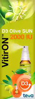 VITIRON D3 Olive SUN 2000 IU purškalas, 10 ml