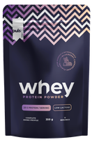 PULS NUTRITION mėlynių sūrio pyrago skonio milteliai, 350 g