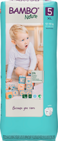BAMBO NATURE Nature Tall XL-5 (12-18 kg) sauskelnės, 44 vnt.
