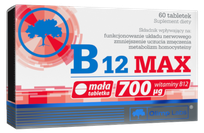 OLIMP LABS B12 Max 700 mcg  tabletės, 60 vnt.