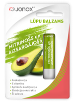 JONAX Avokado – drėkinantis ir apsauginis lūpų balzamas, 4.5 g
