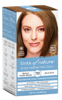 TINTS OF NATURE T7D Medium Golden Blonde plaukų dažai, 130 ml