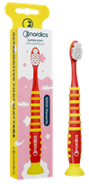 NORDICS  Vaikams Rocket Red dantų šepetėlis, 1 vnt.