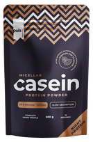 PULS NUTRITION Casein šokolado skonio milteliai, 500 g
