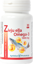 APTIEKAS PRODUKCIJA Omega 3 1000 mg  kapsulės, 30 vnt.