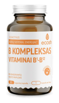 ECOSH bioaktyvus B vitaminų kompleksas kapsulės, 60 vnt.