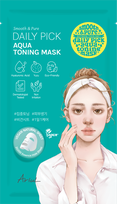 ARIUL Smooth & Pure Daily Pick tonizuojanti lakštinė  veido kaukė, 20 ml