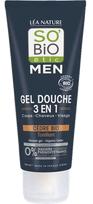 SO BIO ETIC Men Su Kedru šampūnas/dušo kremas, 200 ml
