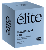 ELITE Magnesium + B6 tabletės, 120 vnt.
