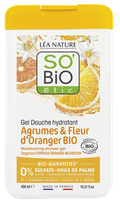 SO BIO ETIC Su Citrusais Ir Apelsinų Žiedais dušo gelis, 450 ml