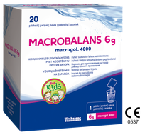 MACROBALANS 6 g milteliai geriamajam tirpalui, 20 vnt.