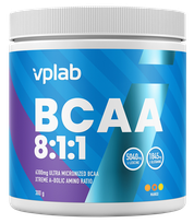 VPLAB BCAA 8:1:1 energijai ir raumenims milteliai, 300 g