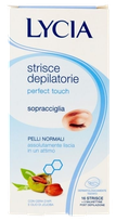 LYCIA Perfect Touch Eyebrow antakių depiliacinės vaško juostelės, 16 vnt.