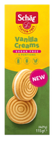 SCHAR Vanilla Cream be glitimo sausainiai, 115 g