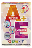 ABC VIT A+E Vitamin kapsulės, 40 vnt.