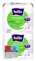BELLA Ultra Green higieniniai paketai, 20 vnt.