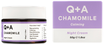 Q+A Chamomile naktinis  veido kremas, 50 g