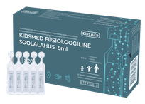 KIDSMED Fiziologinis (5 ml) skystis, 20 vnt.
