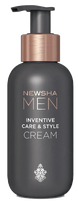 NEWSHA Men Inventive Care&Style plaukams ir odai skirtas maitinamasis kremas, 125 ml