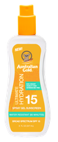 AUSTRALIAN GOLD SPF 15 apsaugantis nuo saulės su bronzantais purškalas, 237 ml