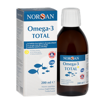 NORSAN Omega-3 citrinų skonio aliejus, 200 ml
