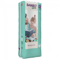 BAMBO NATURE Nature XXL-6, 16+ kg sauskelnės, 40 vnt.