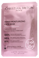 CHRISTIAN BRETON 3 Face Patch Hyaluronic Acid veido kaukė, 3 vnt.