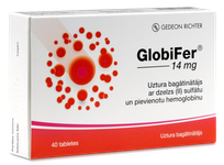 GLOBIFER GlobiFer tabletės, 40 vnt.