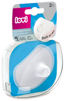 LOVI Skin Touch M/L silikoninė spenelių apsauga, 2 vnt.