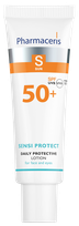 PHARMACERIS S Sensi Protect SPF 50+ veidui ir akių sričiai apsauginis losjonas, 50 ml