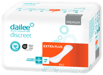 DAILEE Discreet Premium Slim Extra Plus urologiniai įklotai, 10 vnt.