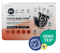 GEGE Genius Baby DPRS (7-14 kg) Maxi 4 sauskelnės, 44 vnt.