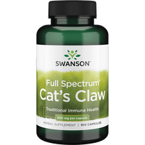 SWANSON Una de gato (Cats claw), imuninei sistemai,  kapsulės, 100 vnt.