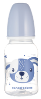 CANPOL BABIES Cute Animals mėlynas buteliukas, 120 ml