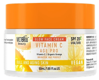 VICTORIA BEAUTY Age Pro SPF šviesinamasis su vitaminu C veido kremas, 50 ml