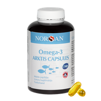 NORSAN Omega-3 Arktis kapsulės, 120 vnt.