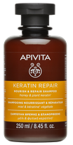 APIVITA Nourish & Repair Keratin Repair šampūnas, 250 ml